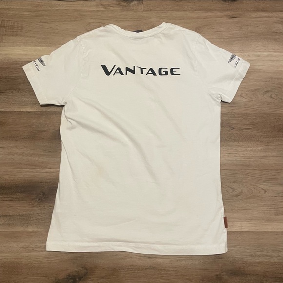 Aston Martin shirt Abu Dhabi F1 T shirt men’s Large white - Picture 2 of 11